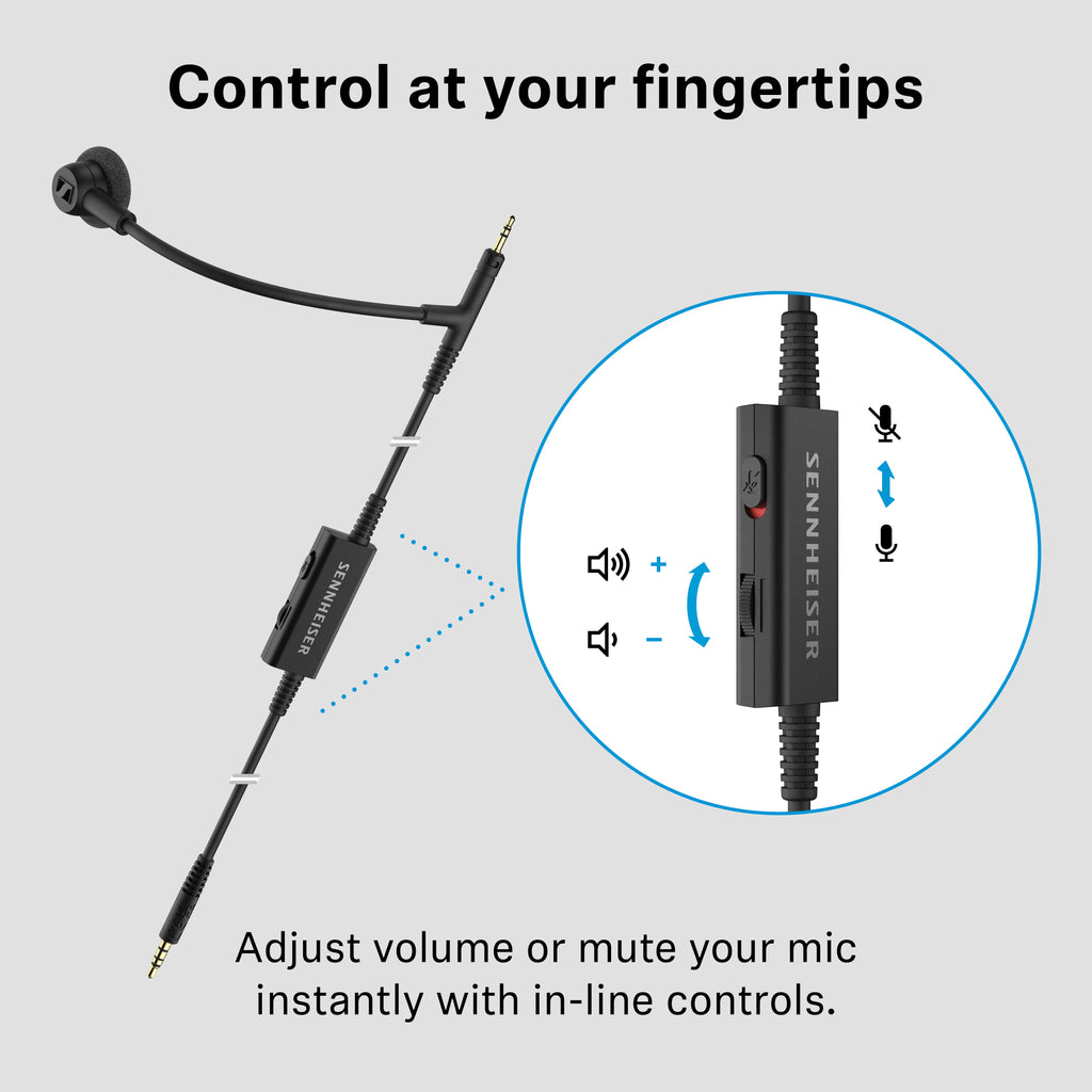 HD 505 and Boom Arm Microphone Set